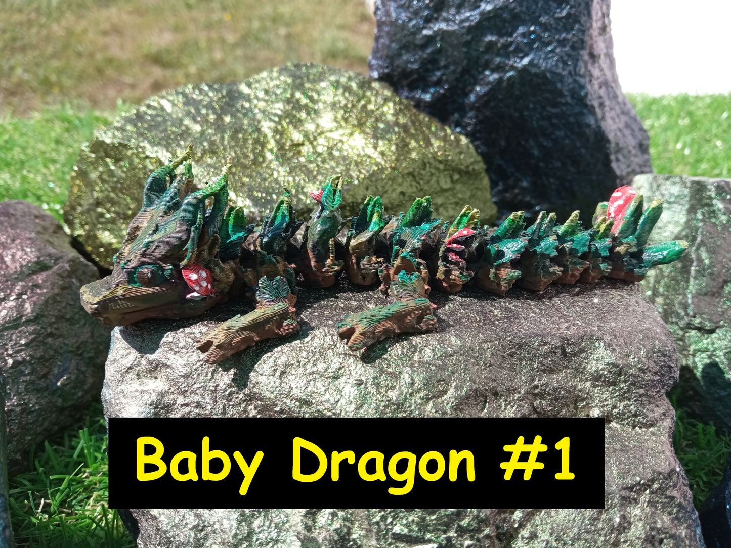 Enchanting baby forest dragons - your personal forest spirit