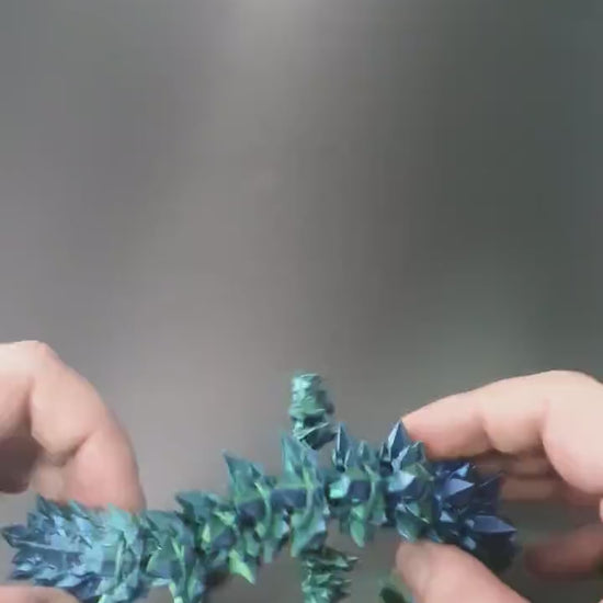 Kristalldrache beweglicher gelenkiger Drache wie aus TikTok - articulated Dragon - Schreibtischspielzeug - Fidget Spielzeug Stressball