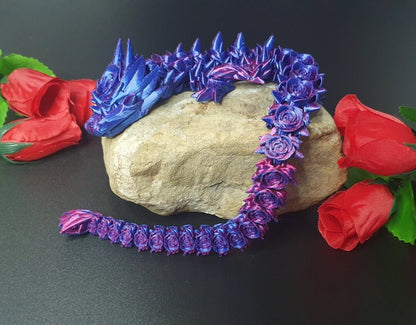 Magischer Rosendrache Articulated Rosedragon Dragon Rose Fidget flexibel Beweglich